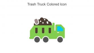 Trash Truck Colored Icon In Powerpoint Pptx Png And Editable Eps Format