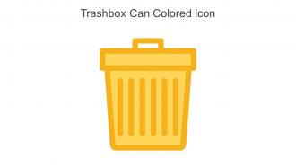 Trashbox Can Colored Icon In Powerpoint Pptx Png And Editable Eps Format