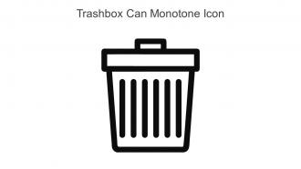 Trashbox Can Monotone Icon In Powerpoint Pptx Png And Editable Eps Format