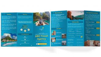 Travel Agency Brochure Trifold