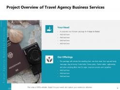 Travel agency business proposal powerpoint presentation slides