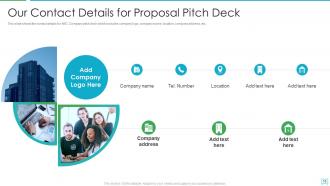 Travel and tourism startup company pitch deck ppt template