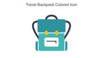 Travel Backpack Colored Icon In Powerpoint Pptx Png And Editable Eps Format