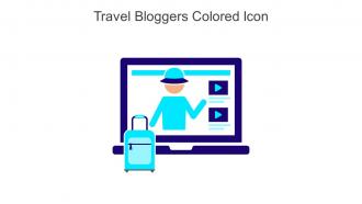 Travel Bloggers Colored Icon In Powerpoint Pptx Png And Editable Eps Format