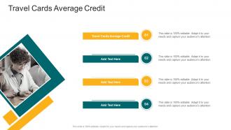 Travel Cards Average Credit In Powerpoint And Google Slides Cpb
