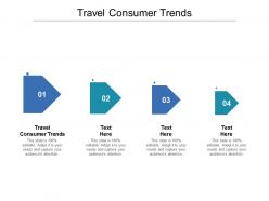 Travel consumer trends ppt powerpoint presentation pictures files cpb