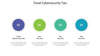 Travel cybersecurity tips ppt powerpoint presentation layouts icons cpb