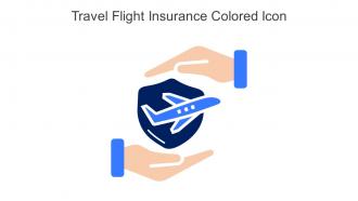 Travel Flight Insurance Colored Icon In Powerpoint Pptx Png And Editable Eps Format