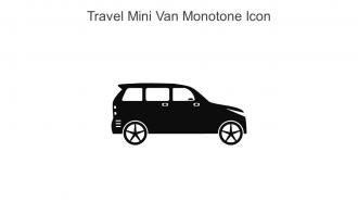 Travel Mini Van Monotone Icon In Powerpoint Pptx Png And Editable Eps Format