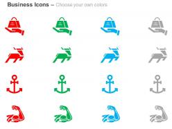 Travel muscle strength jack ppt icons graphics