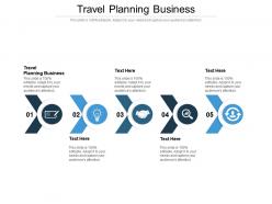Travel planning business ppt powerpoint presentation file samples cpb