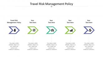 Travel risk management policy ppt powerpoint presentation professional outfit cpb