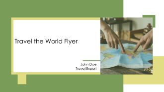 Travel The World Flyer PPT Presentation AT