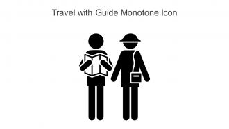 Travel With Guide Monotone Icon In Powerpoint Pptx Png And Editable Eps Format