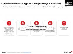 Travelers insurance approach to rightsizing capital 2019
