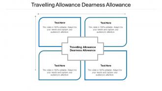 Travelling allowance dearness allowance ppt powerpoint presentation styles rules cpb