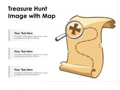 Treasure hunt image with map