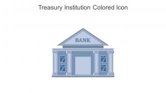 Treasury Institution Colored Icon In Powerpoint Pptx Png And Editable Eps Format