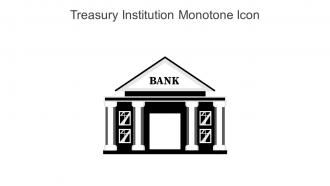 Treasury Institution Monotone Icon In Powerpoint Pptx Png And Editable Eps Format