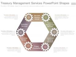 Treasury management services powerpoint shapes