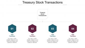 Treasury Stock Transactions Ppt Powerpoint Presentation Outline Introduction Cpb