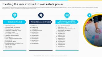 Treating The Risk Involved In Real Estate Project Developing Risk Management