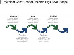 Treatment case control records high level scope management