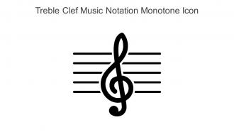 Treble Clef Music Notation Monotone Icon In Powerpoint Pptx Png And Editable Eps Format