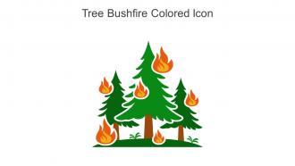 Tree Bushfire Colored Icon In Powerpoint Pptx Png And Editable Eps Format