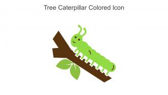 Tree Caterpillar Colored Icon In Powerpoint Pptx Png And Editable Eps Format