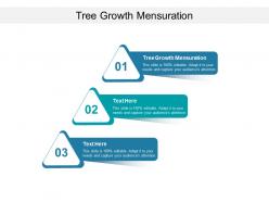 Tree growth mensuration ppt powerpoint presentation model show cpb