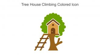Tree House Climbing Colored Icon In Powerpoint Pptx Png And Editable Eps Format