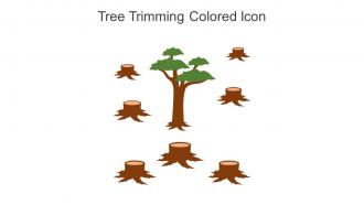Tree Trimming Colored Icon In Powerpoint Pptx Png And Editable Eps Format