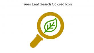Trees Leaf Search Colored Icon In Powerpoint Pptx Png And Editable Eps Format