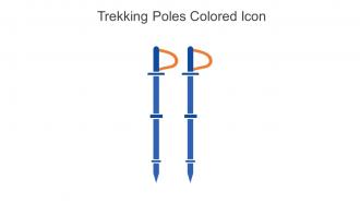 Trekking Poles Colored Icon In Powerpoint Pptx Png And Editable Eps Format