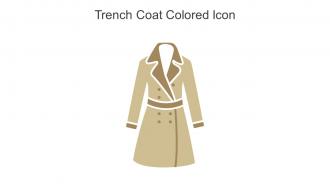 Trench Coat Colored Icon In Powerpoint Pptx Png And Editable Eps Format