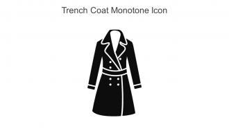 Trench Coat Monotone Icon In Powerpoint Pptx Png And Editable Eps Format
