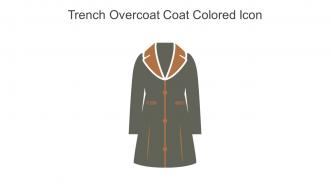 Trench Overcoat Coat Colored Icon In Powerpoint Pptx Png And Editable Eps Format