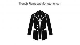 Trench Raincoat Monotone Icon In Powerpoint Pptx Png And Editable Eps Format