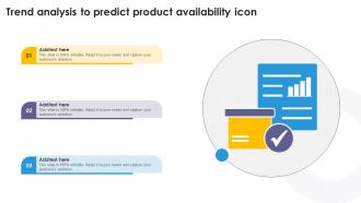 Trend Analysis To Predict Product Availability Icon