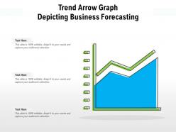 Trend Arrow Graph Depicting Business Forecasting