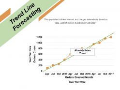 Trend line forecasting powerpoint guide