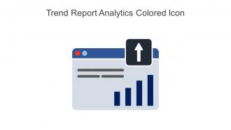 Trend Report Analytics Colored Icon In Powerpoint Pptx Png And Editable Eps Format