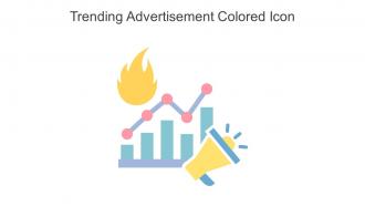 Trending Advertisement Colored Icon In Powerpoint Pptx Png And Editable Eps Format