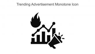 Trending Advertisement Monotone Icon In Powerpoint Pptx Png And Editable Eps Format