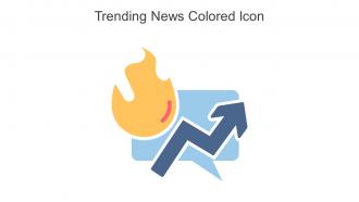 Trending News Colored Icon In Powerpoint Pptx Png And Editable Eps Format
