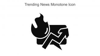 Trending News Monotone Icon In Powerpoint Pptx Png And Editable Eps Format