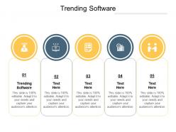 Trending software ppt powerpoint presentation slides graphics cpb