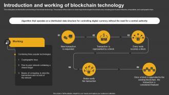 Trending Technologies Introduction And Working Of Blockchain Technology