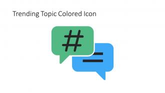 Trending Topic Colored Icon In Powerpoint Pptx Png And Editable Eps Format